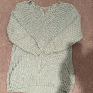 Free People Turquoise Sweater